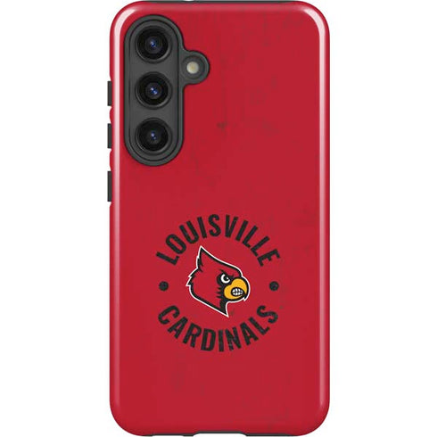 University of Louisville Cardinals Faded Galaxy S24 Impact Case
